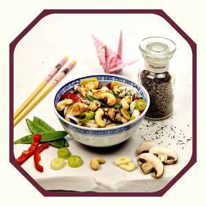 HR.11 ~ Zitronen-Thymian-Gemüse mit Glasnudeln