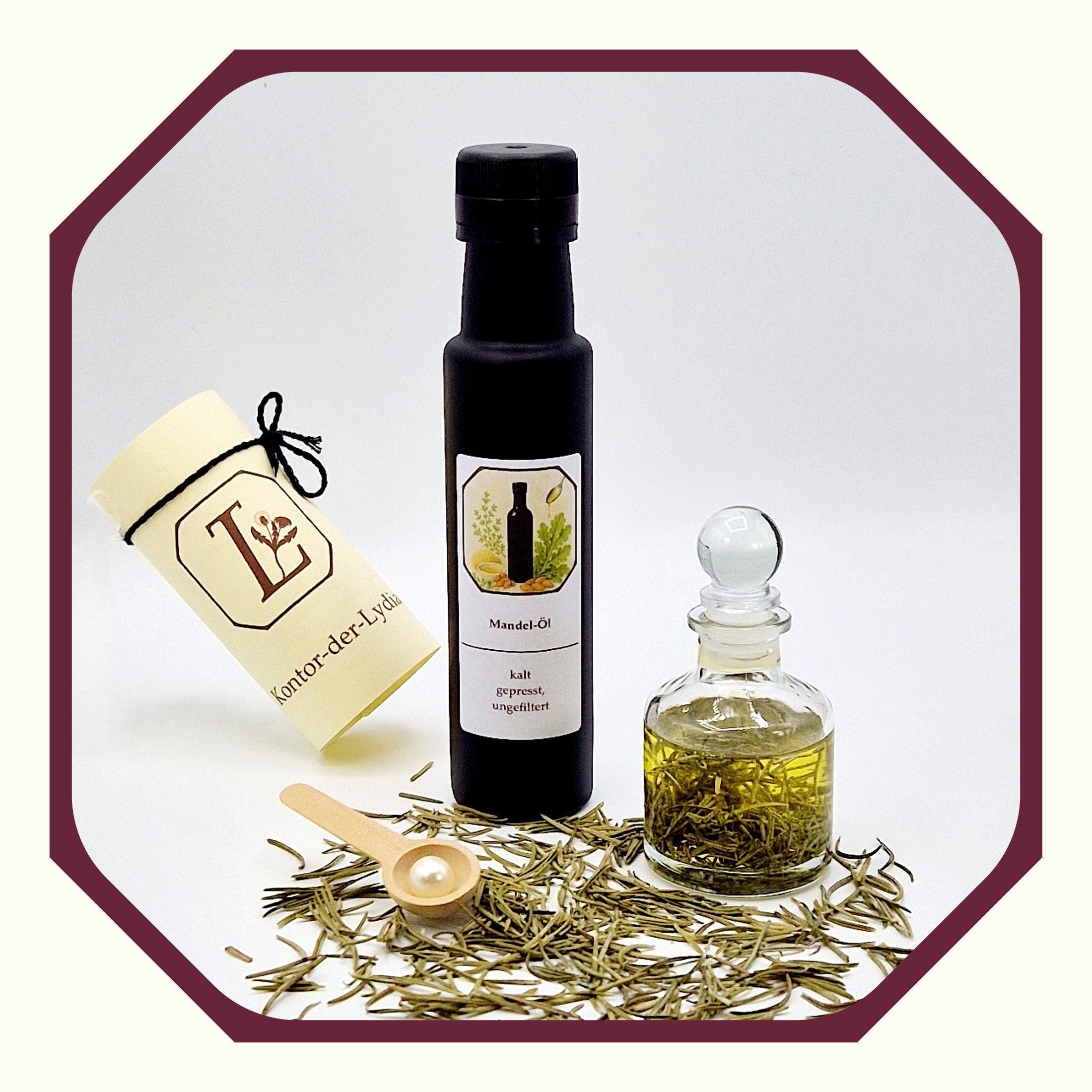 Rosmarin-Mandel-Öl für den ganzen Körper